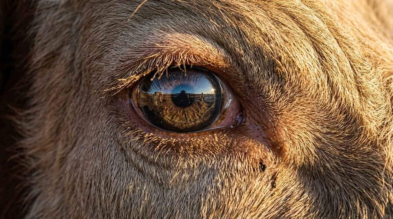 Cattle close-up detail